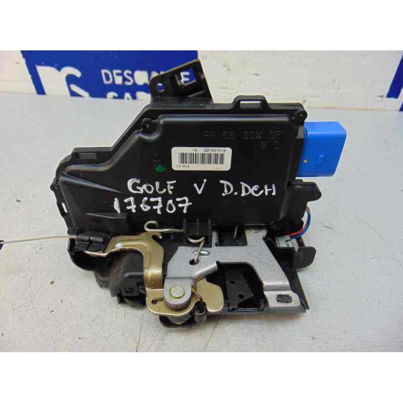 3D1837016 CERRADURA PUERTA DELANTERA DERECHA VOLKSWAGEN GOLF V (1K1)(10.2003)