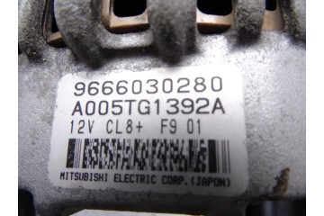 9666030280  ALTERNADOR CITROEN C3 1.1 Furio 2009 9666030280 213820 CITROEN - 1