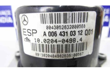 A0064310312 ABS MERCEDES-BENZ CLASE C (BM 203) FAMILIAR C 220 T CDI (LA) (203.208) 2005 A0064310312 164175 MERCEDES-BENZ - 2