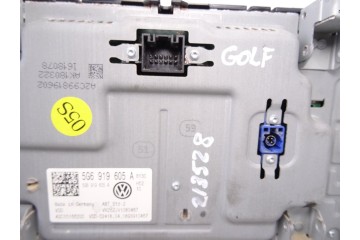 5G6919605A SISTEMA AUDIO / RADIO CD VOLKSWAGEN GOLF VII BERLINA (BQ1/BE2) Advance 2018 5G6919605A 213528 VOLKSWAGEN - 2