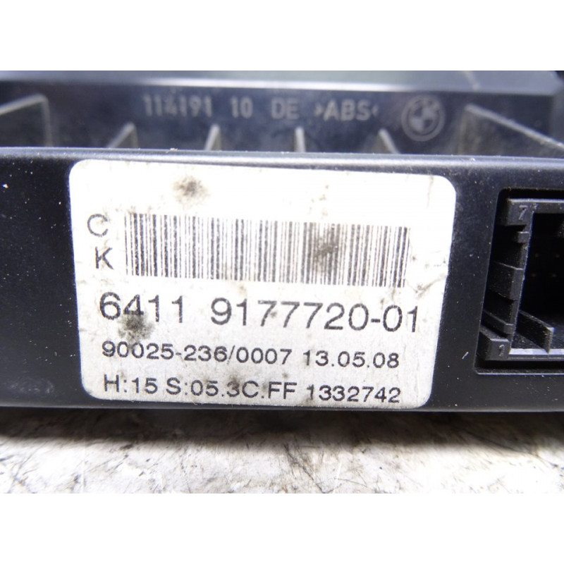 9177720 MANDO CLIMATIZADOR BMW SERIE 6 COUPE (E63) 635d 2008 9177720 213876 BMW - 1