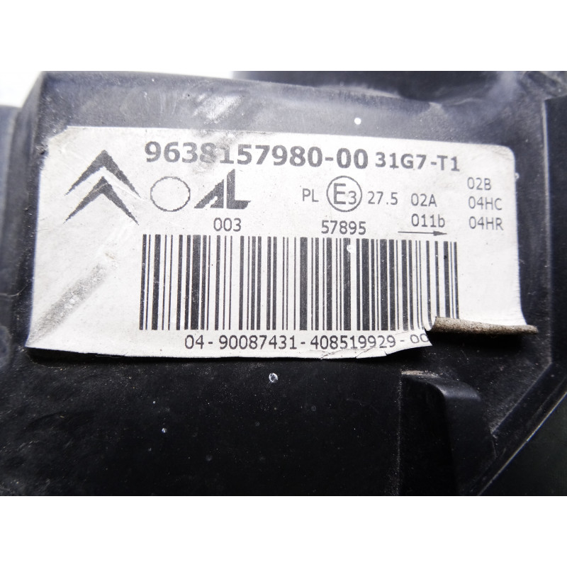 9638157980 FARO IZQUIERDO CITROEN XSARA BERLINA 2.0 HDi Exclusive (66kW) 2001 9638157980 211792 CITROEN - 2