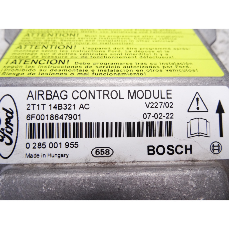 2T1T14B321AC CENTRALITA AIRBAG FORD TOURNEO CONNECT (TC7)