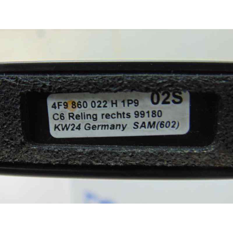 4F9860022H  BARRAS TECHO AUDI A6 AVANT (4F5) 3.0 TDI Quattro (171kW) 2006 4F9860022H 176836 AUDI - 7