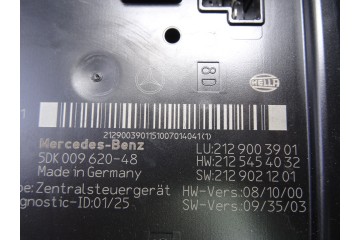 2129003901 CAJA RELES / FUSIBLES MERCEDES-BENZ CLASE E (BM 212) LIM.