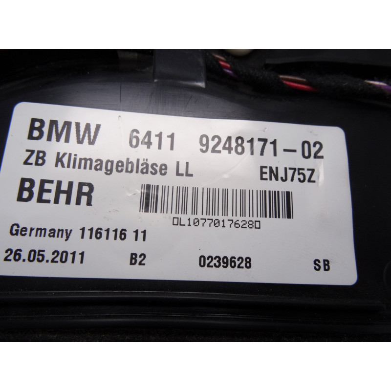 9248171 MOTOR CALEFACCION BMW SERIE 7 (F01/F02) 740d xDrive 2011 9248171 210576 BMW - 2