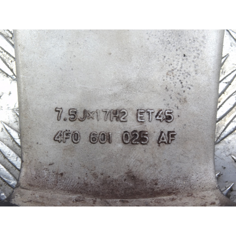 R17 JUEGO LLANTAS AUDI A6 ALLROAD QUATTRO (4FH) 2.7 TDI  Quattro 2008 R17 166984 AUDI - 5