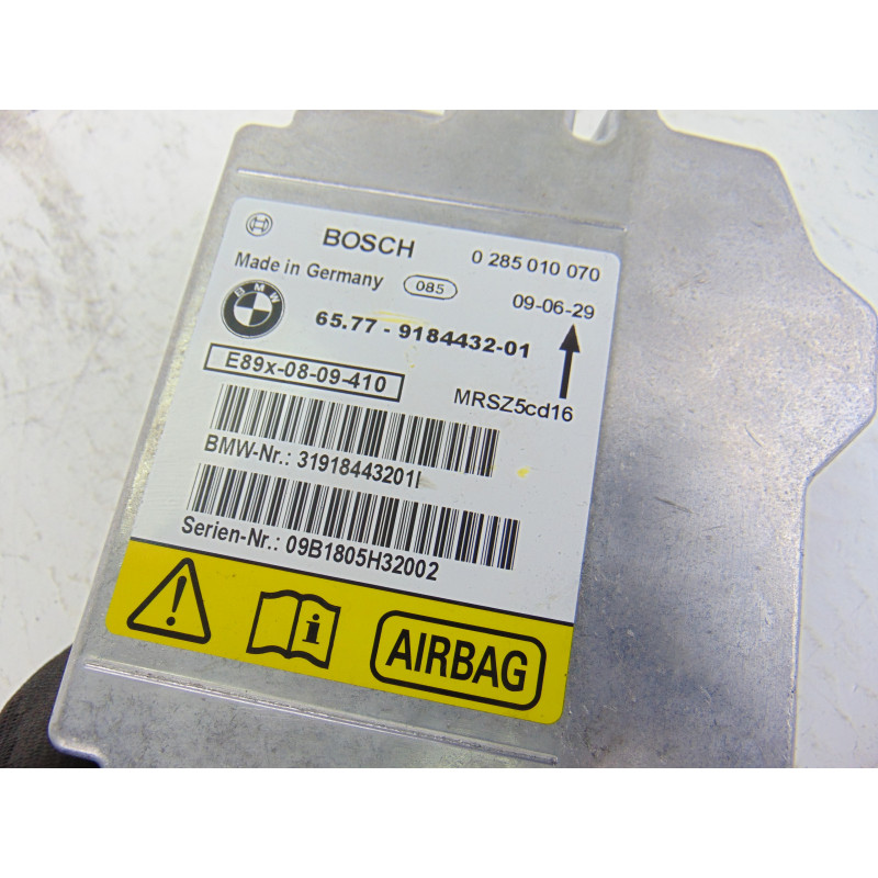 9184432 CENTRALITA AIRBAG BMW SERIE 1 BERLINA (E81/E87) 118d 2010 9184432 202347 BMW - 1