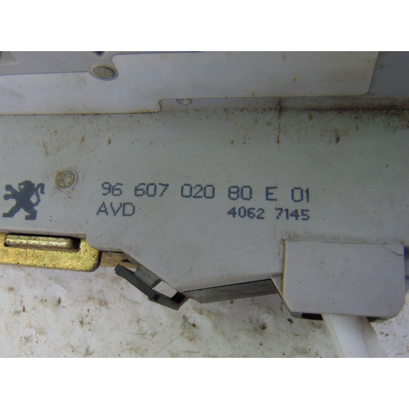6 PIN CERRADURA PUERTA DELANTERA DERECHA PEUGEOT 407 COUPÉ Pack 2006 6 PIN 199484 PEUGEOT - 4