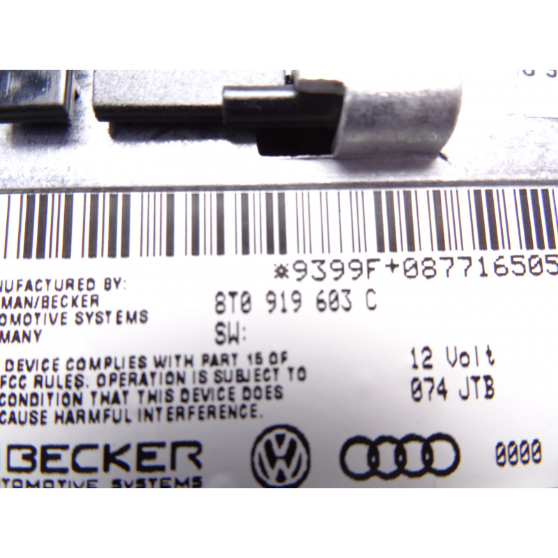 8T0919603C PANTALLA MULTIFUNCION AUDI A5 COUPE (8T) 2.7 TDI 2008 8T0919603C 207602 AUDI - 2