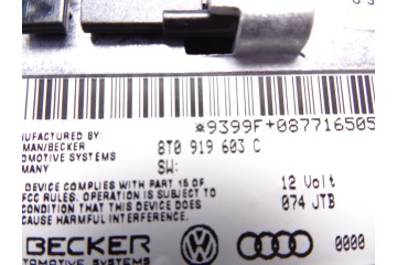 8T0919603C PANTALLA MULTIFUNCION AUDI A5 COUPE (8T) 2.7 TDI 2008 8T0919603C 207602 AUDI - 2