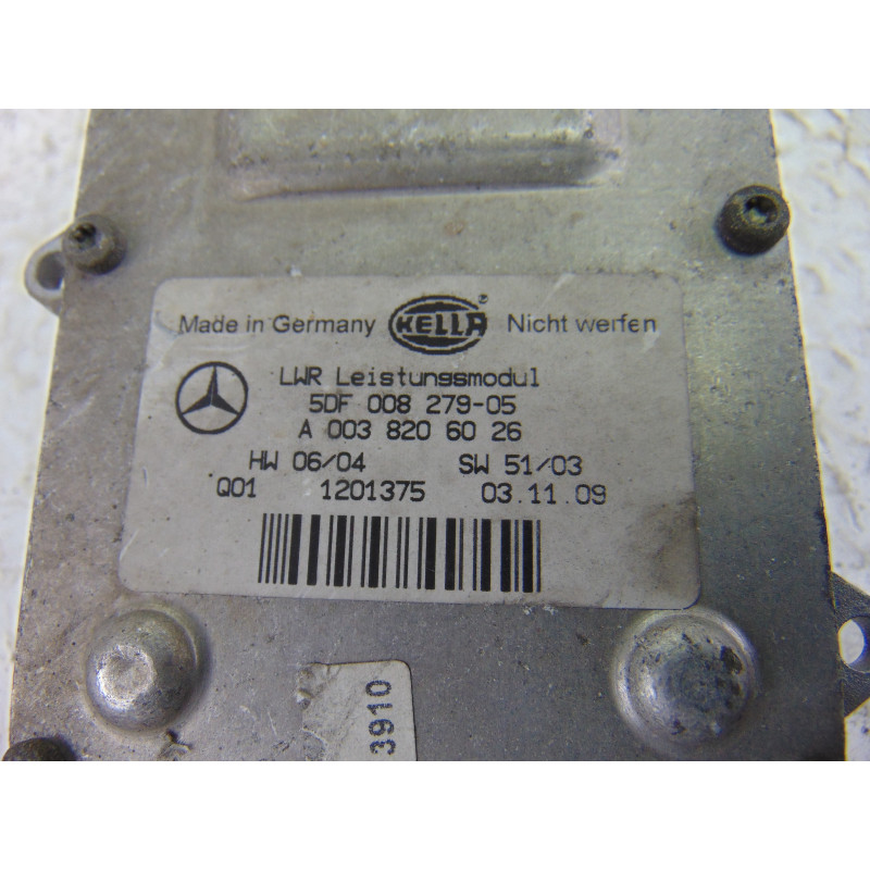 A0038206026 CENTRALITA FAROS XENON MERCEDES-BENZ CLASE E (BM 211) BERLINA