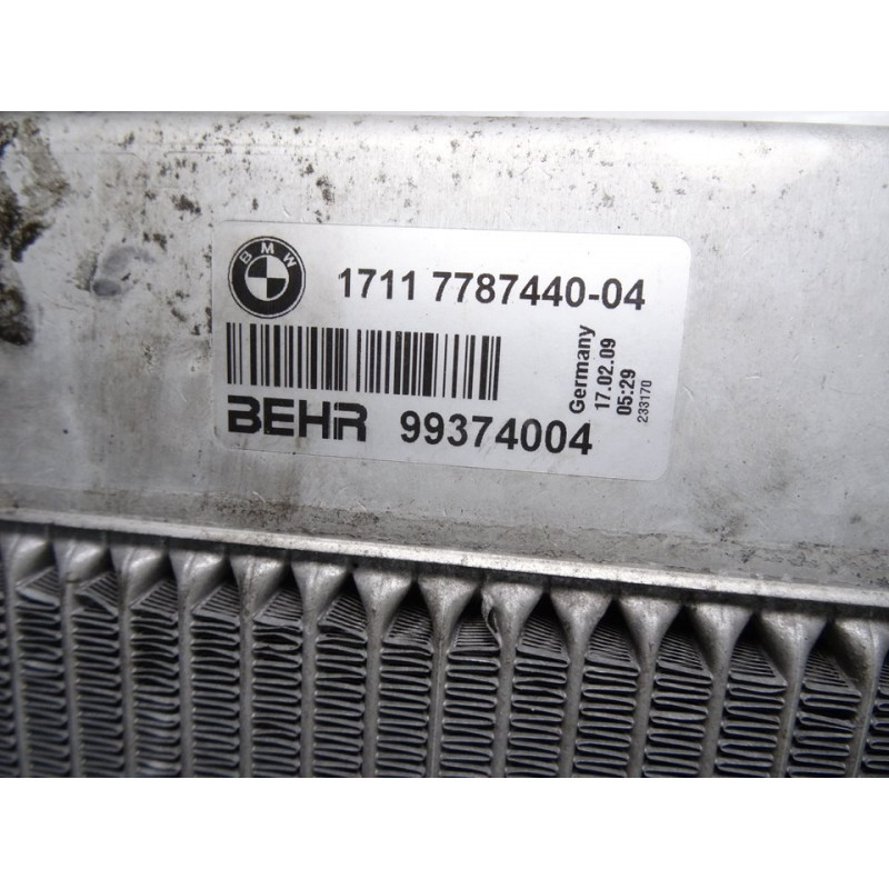 7787440 RADIADOR AGUA BMW SERIE 5 BERLINA (E60) 530d 2009 7787440 212607 BMW - 3