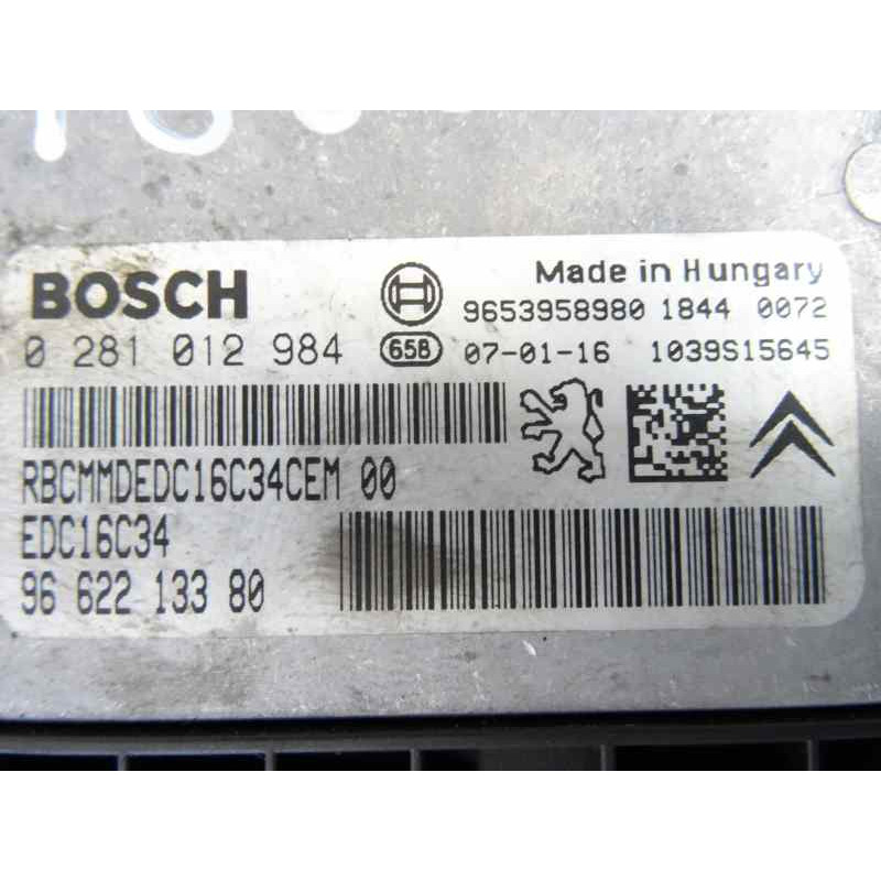 9662213380 CENTRALITA MOTOR UCE PEUGEOT 407 ST Sport 2007 9662213380 165601 PEUGEOT - 2