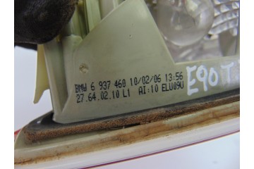6937460 PILOTO TRASERO DERECHO INTERIOR BMW SERIE 3 BERLINA (E90) 318d 2006 6937460 205237 BMW - 3