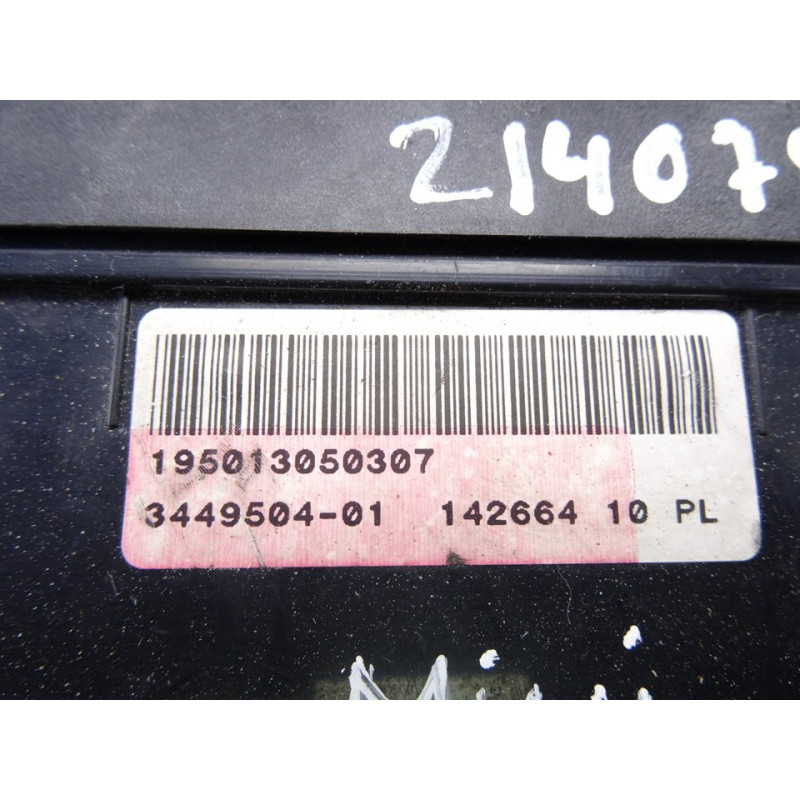 3449504 CAJA RELES / FUSIBLES MINI MINI (R56) Cooper S 2007 3449504 214078 MINI - 2