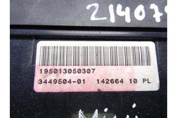 3449504 CAJA RELES / FUSIBLES MINI MINI (R56) Cooper S 2007 3449504 214078 MINI - 2