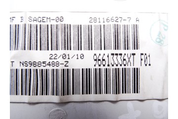 96613336 PANTALLA MULTIFUNCION PEUGEOT 206 + Básico 2010 96613336 211417 PEUGEOT - 2