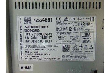 42554561 SISTEMA AUDIO / RADIO CD OPEL ASTRA K BERLINA 5P