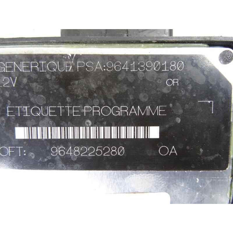 9648225280 CENTRALITA MOTOR UCE CITROEN BERLINGO