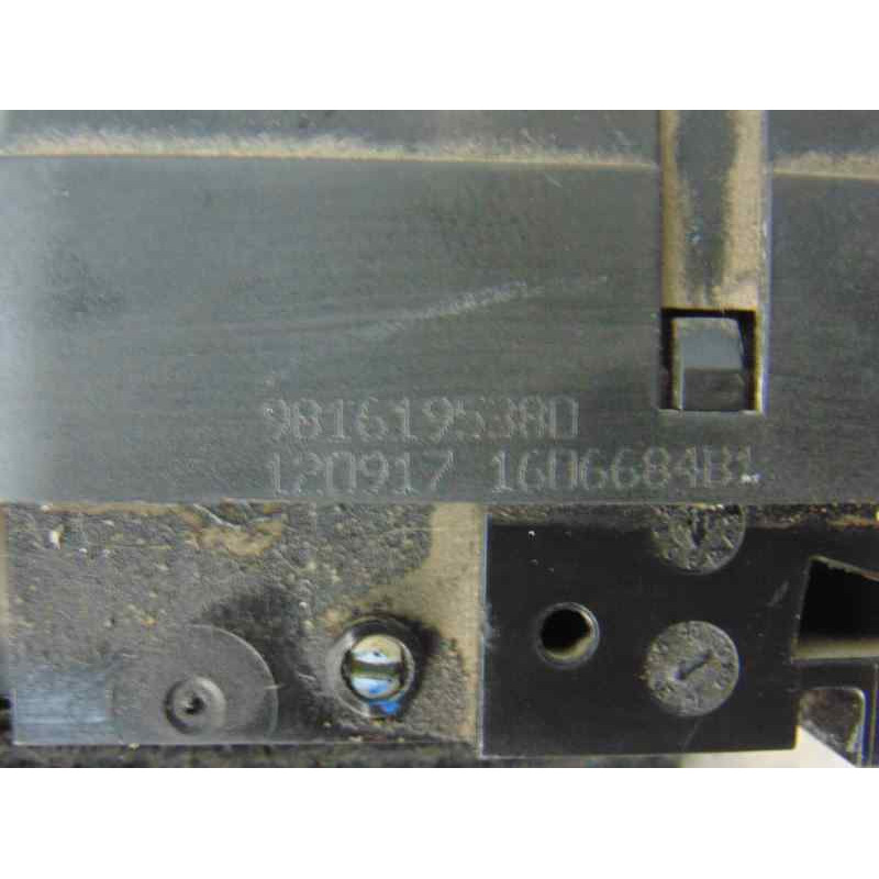 9816195380  CERRADURA MALETERO / PORTON CITROEN C4 CACTUS Shine 2018 9816195380 176466 CITROEN - 2