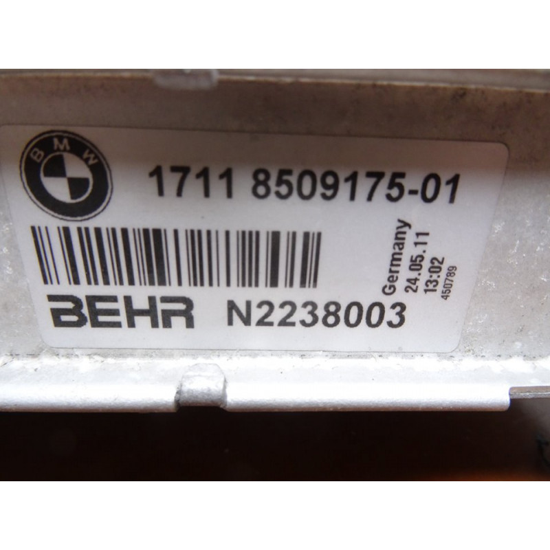 8509175 RADIADOR AGUA BMW SERIE 7 (F01/F02)