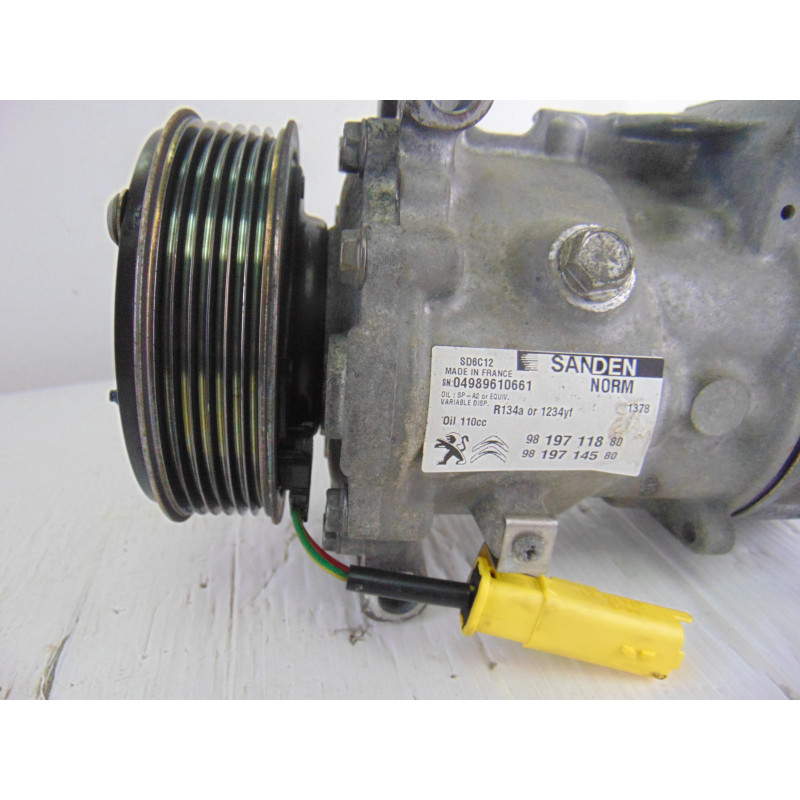 9819711880 COMPRESOR AIRE ACONDICIONADO PEUGEOT 508 SW