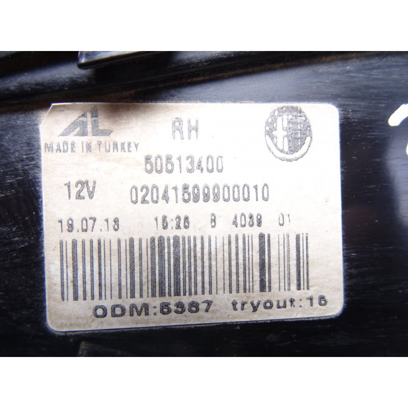 50513400 PILOTO TRASERO DERECHO INTERIOR ALFA ROMEO GIULIETTA (191) Distinctive 2014 50513400 214357 ALFA ROMEO - 4