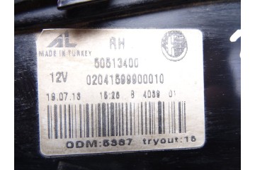 50513400 PILOTO TRASERO DERECHO INTERIOR ALFA ROMEO GIULIETTA (191) Distinctive 2014 50513400 214357 ALFA ROMEO - 4