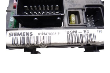 9643498880  CAJA RELES / FUSIBLES CITROEN BERLINGO 1.9 D SX Familiar 2003 9643498880 214278 CITROEN - 2