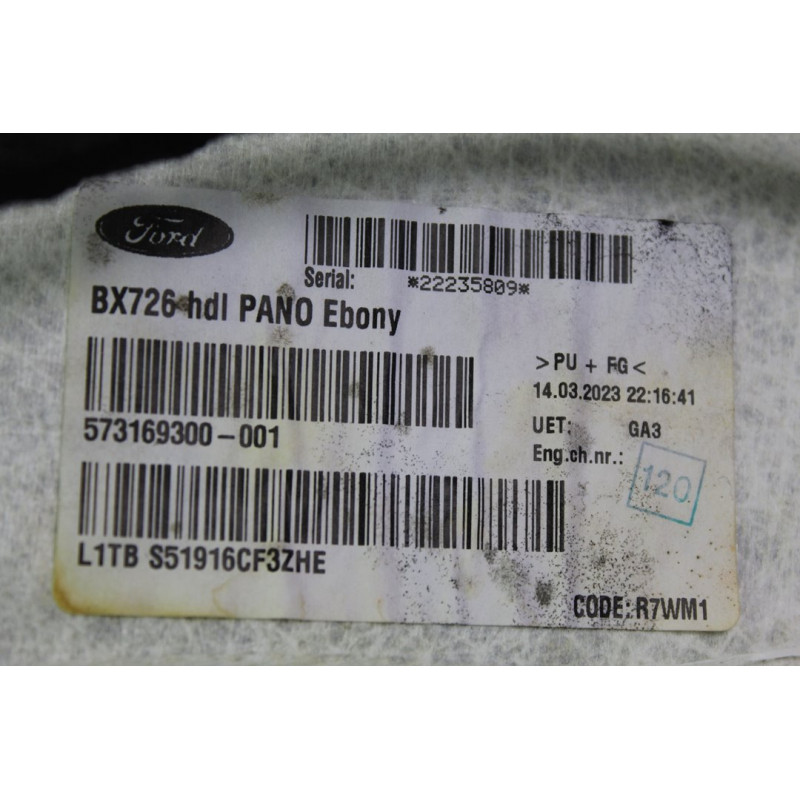 TECHO INTERIOR FORD PUMA