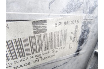 5P1941005B FARO IZQUIERDO SEAT TOLEDO (5P2) Sport-up 2006 5P1941005B 211596 SEAT - 1