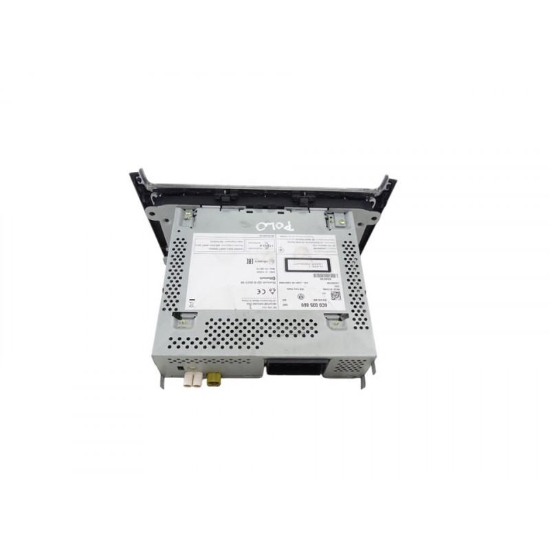 6C0035869 SISTEMA AUDIO / RADIO CD VOLKSWAGEN POLO V (6C1) Comfortline 2014 6C0035869 213048 VOLKSWAGEN - 1