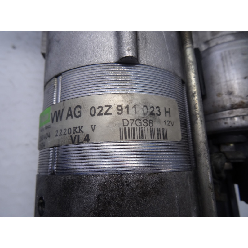 02Z911023H  MOTOR ARRANQUE VOLKSWAGEN GOLF V (1K1)(10.2003) Trendline 2004 02Z911023H 210076 VOLKSWAGEN - 1