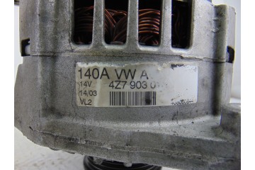  ALTERNADOR AUDI ALLROAD QUATTRO QUATTRO (4B5) 2.5 TDI (132kW) 2003 203537 AUDI - 1