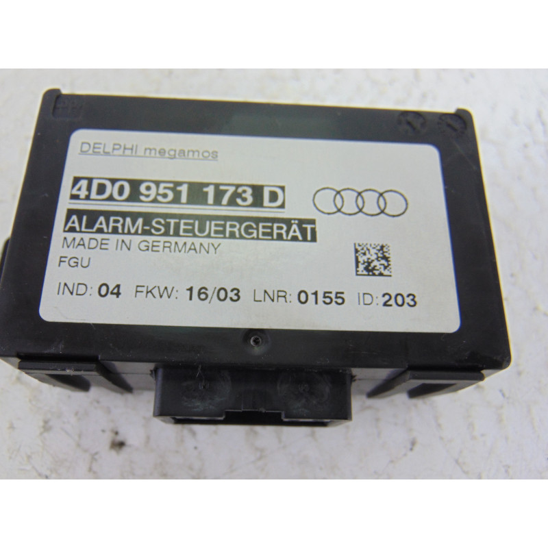 4D0951173D MODULO ELECTRONICO AUDI ALLROAD QUATTRO QUATTRO (4B5) 2.5 TDI (132kW) 2003 4D0951173D 203531 AUDI - 2