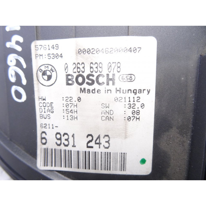 6931243 CUADRO INSTRUMENTOS BMW SERIE 3 COMPACTO (E46)