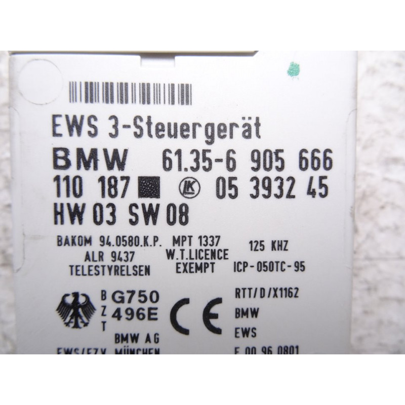 6905666 MODULO ELECTRONICO BMW SERIE 3 COMPACTO (E46)