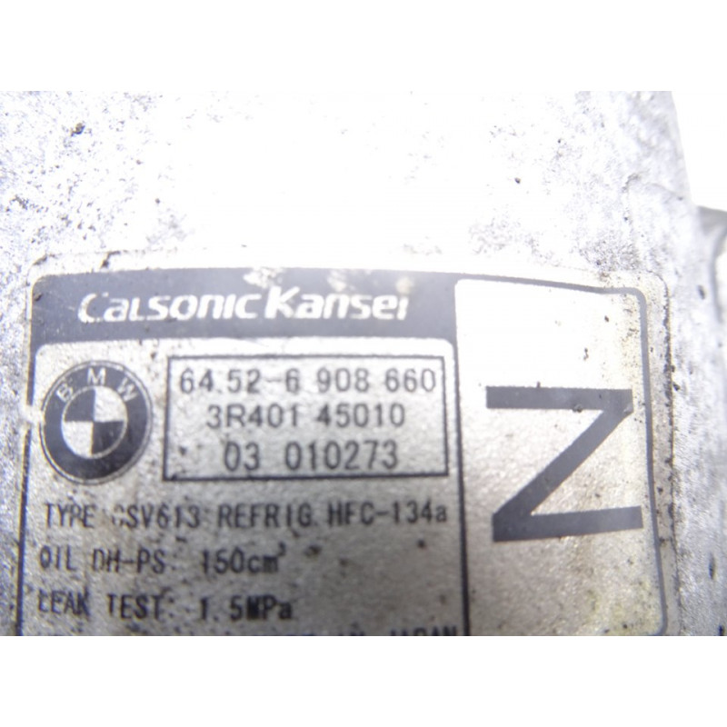 6908660 COMPRESOR AIRE ACONDICIONADO BMW SERIE 3 COMPACTO (E46) 316ti 2003 6908660 214649 BMW - 4