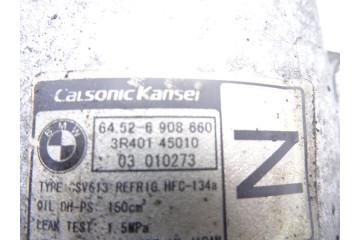 6908660 COMPRESOR AIRE ACONDICIONADO BMW SERIE 3 COMPACTO (E46) 316ti 2003 6908660 214649 BMW - 4