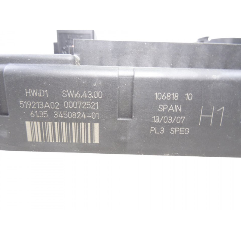 3450824 CAJA RELES / FUSIBLES MINI MINI (R56) Cooper S 2007 3450824 214079 MINI - 2