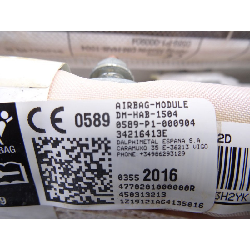 03552016 AIRBAG CORTINA DELANTERO DERECHO CITROEN C3 AIRCROSS Feel 2019 03552016 213982 CITROEN - 2