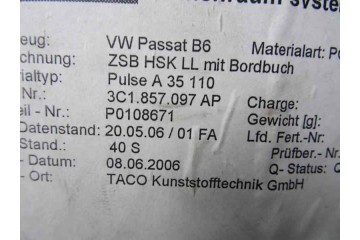 3C1857097AP GUANTERA VOLKSWAGEN PASSAT VARIANT (3C5) Advance 2007 3C1857097AP 169448 VOLKSWAGEN - 1
