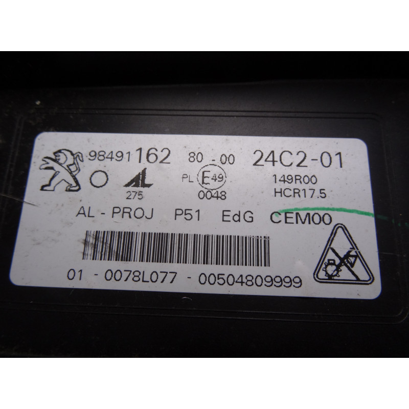 FRONTAL COMPLETO MORRO COMPLETO PEUGEOT 308 (P5)