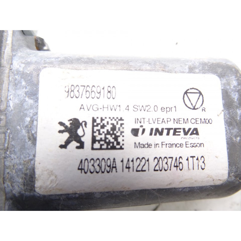 9837669180  ELEVALUNAS DELANTERO IZQUIERDO PEUGEOT 508 ALLURE PACK 2022 9837669180 214325 PEUGEOT - 3