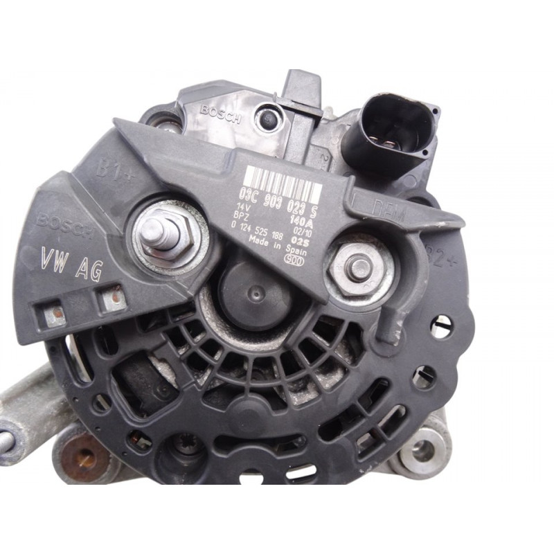 03C903023S  ALTERNADOR AUDI A3 SPORTBACK (8PA) 1.4 TFSI Ambiente 2010 03C903023S 214752 AUDI - 3