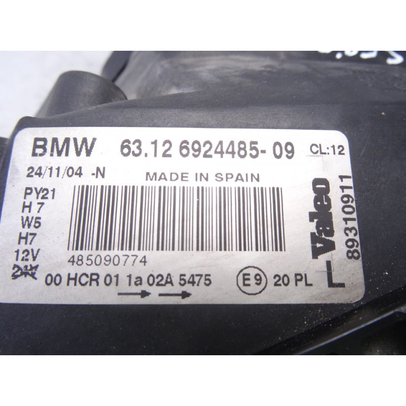 6924485 FARO IZQUIERDO BMW SERIE 1 BERLINA (E81/E87)