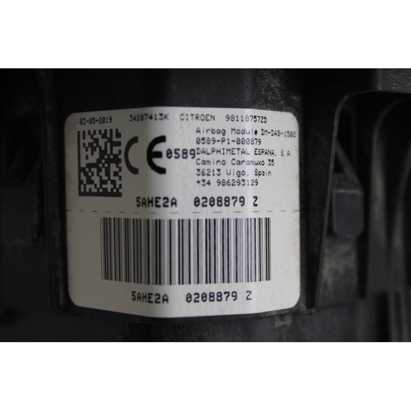  KIT AIRBAG CITROEN C3 AIRCROSS Feel 2019 213962 CITROEN - 19