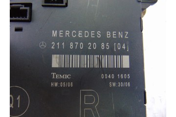 2118702085 MODULO ELECTRONICO MERCEDES-BENZ CLASE E (BM 211) BERLINA