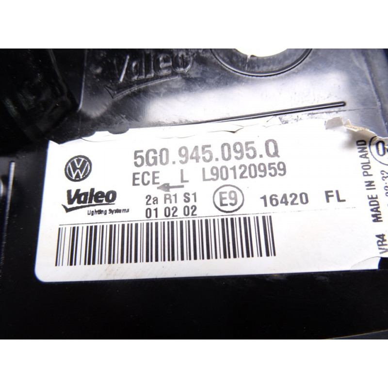 5G0945095Q  PILOTO TRASERO IZQUIERDO VOLKSWAGEN GOLF VII BERLINA (BQ1/BE2) Advance 2018 5G0945095Q 213533 VOLKSWAGEN - 2